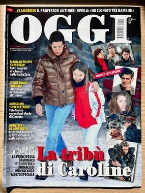 Bundle of Three (3) Italian OGGI Magazine - Mar/April 2009 - Coffee Table Decor